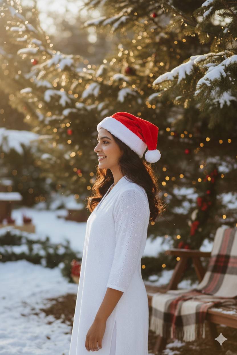 White Christmas Special Hakkoba Cotton (Top Only) - Image 2