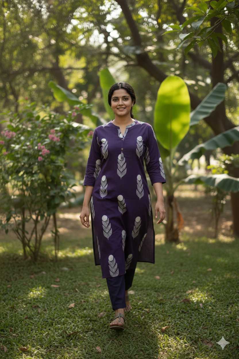 Dark Purple Flower Design