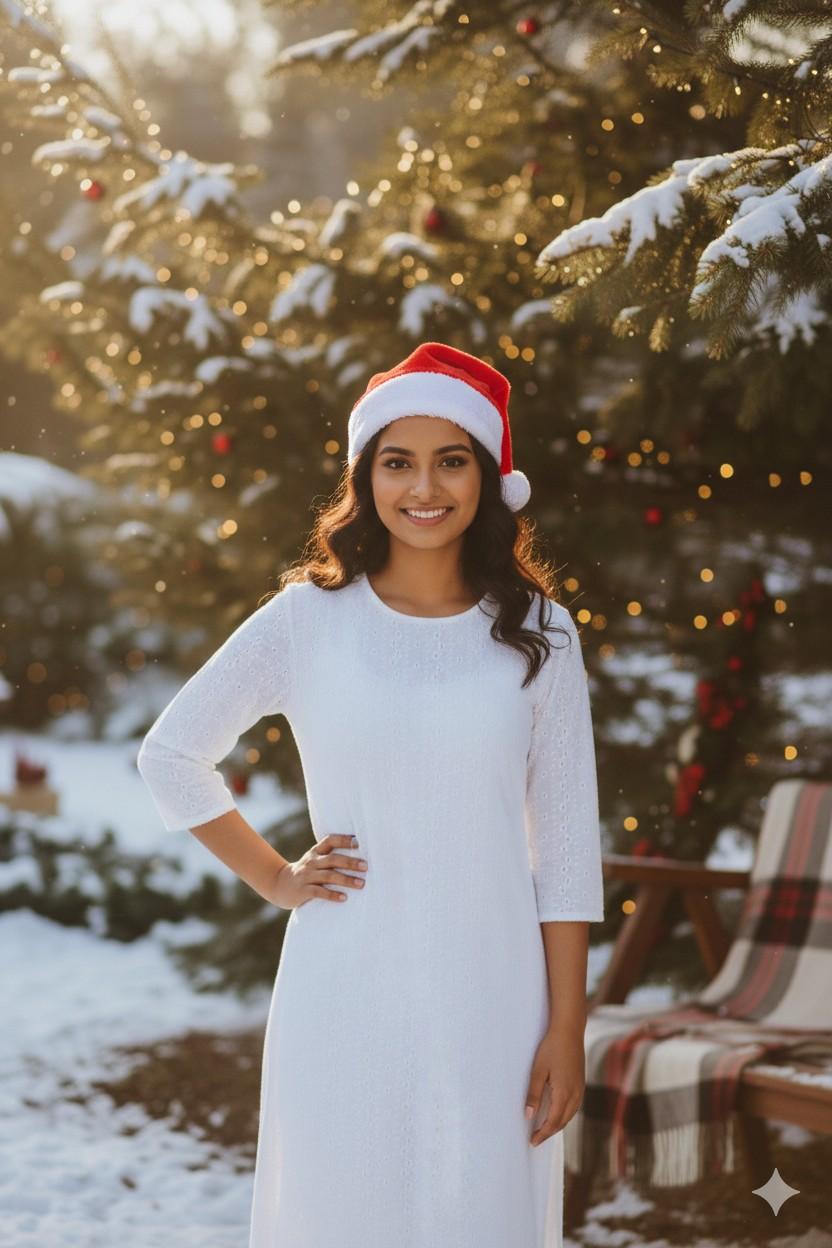 White Christmas Special Hakkoba Cotton (Top Only) - Image 3