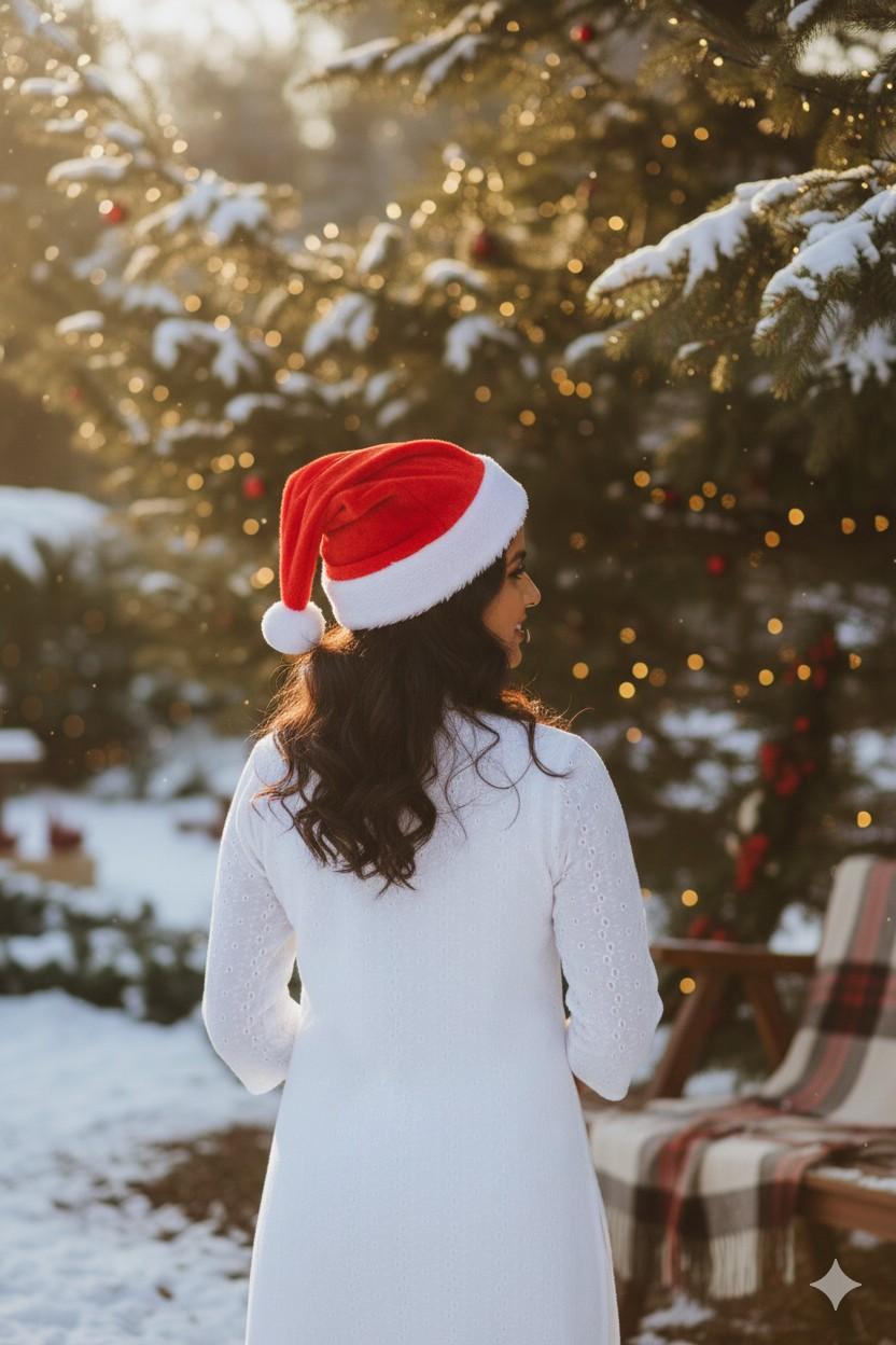 White Christmas Special Hakkoba Cotton (Top Only) - Image 5