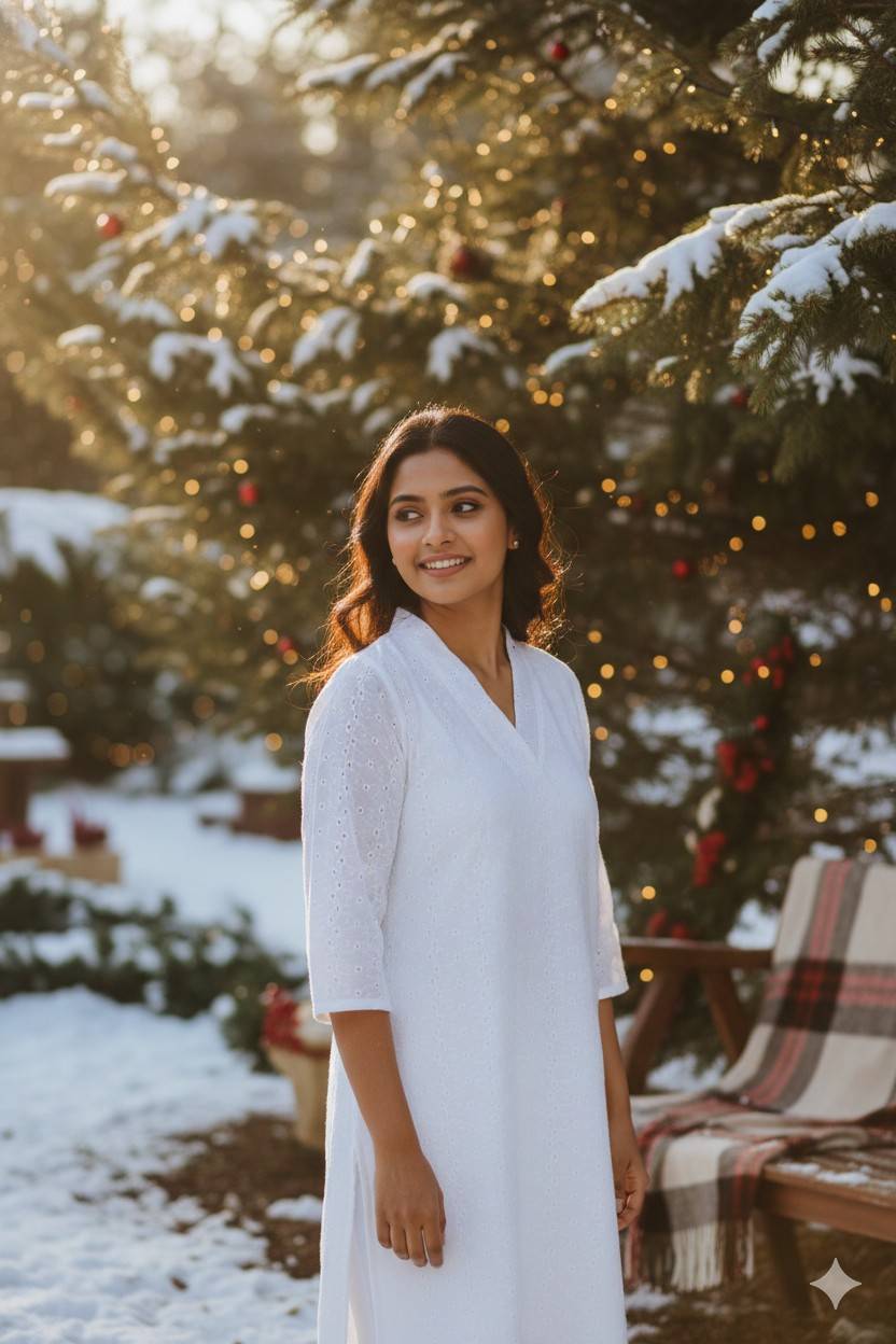 White Christmas Special Hakkoba Cotton (Top Only)